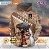 SALE US Army God Bless America Forces Army Eagle And American Flag Veterans Day Hoodie Sweatshirt 3D