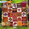 SALE NCAA Iowa Hawkeyes Sports Gift Quilt Blanket