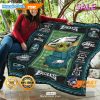 SALE Pittsburgh Steelers Baby Yoda Sports Gift Quilt Blanket