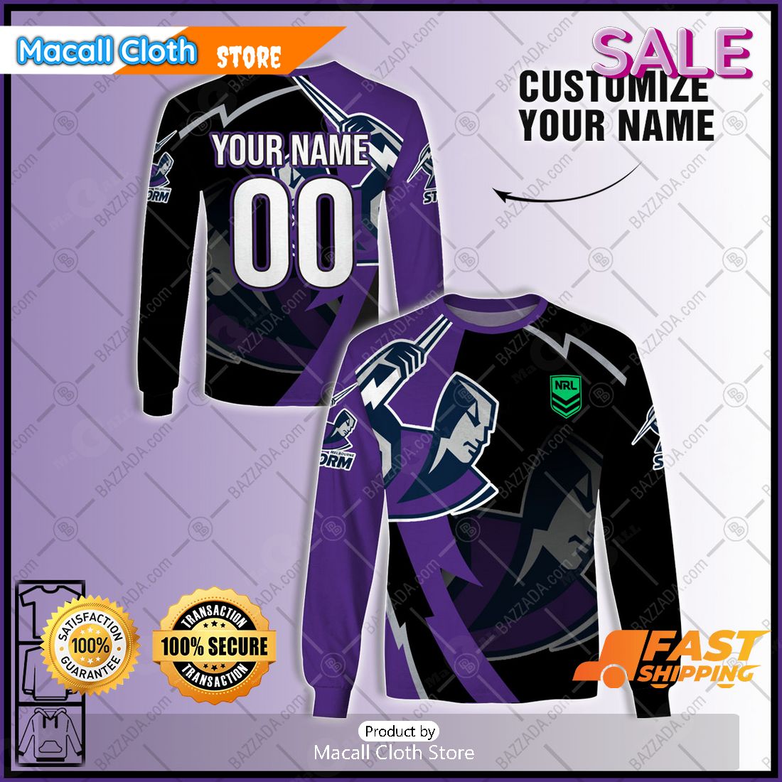 SALE Personalize NRL Full Logo Design 2023 Of Melbourne Storm Hoodie Sweatshirt 3D SALE Personalize NRL Full Logo Design 2023 Of Melbourne Storm Hoodie Sweatshirt 3D