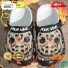 HOT Horror Jason Voorhees Face Halloween Custom Name Crocs