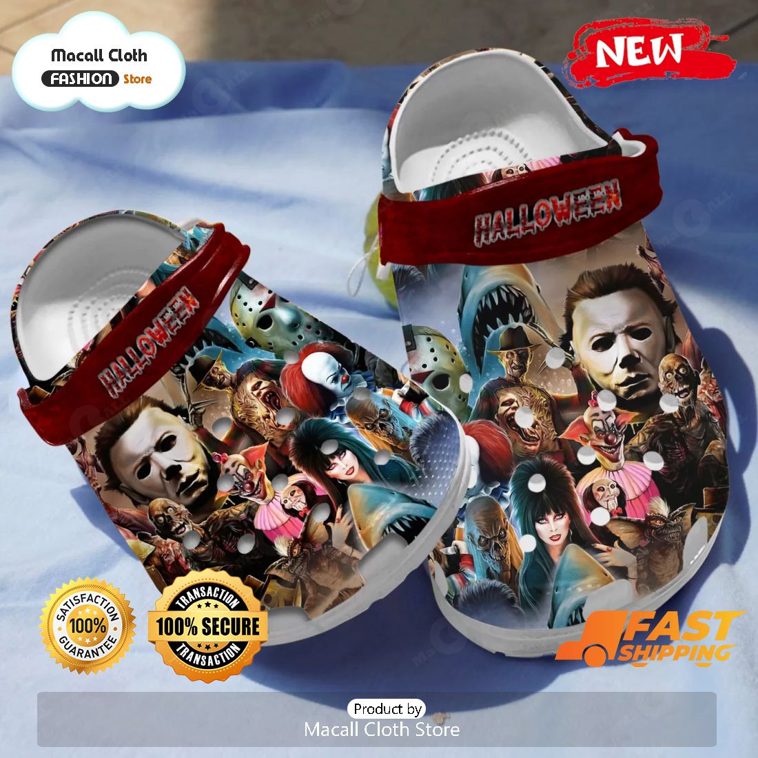 HOT Horror Movie Villains Halloween Crocs HOT Horror Movie Villains Halloween Crocs