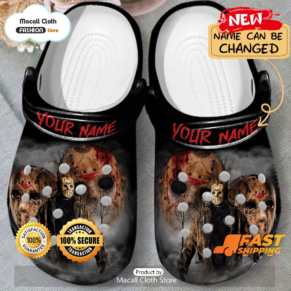 HOT Personalized Jason Voorhees Crocs