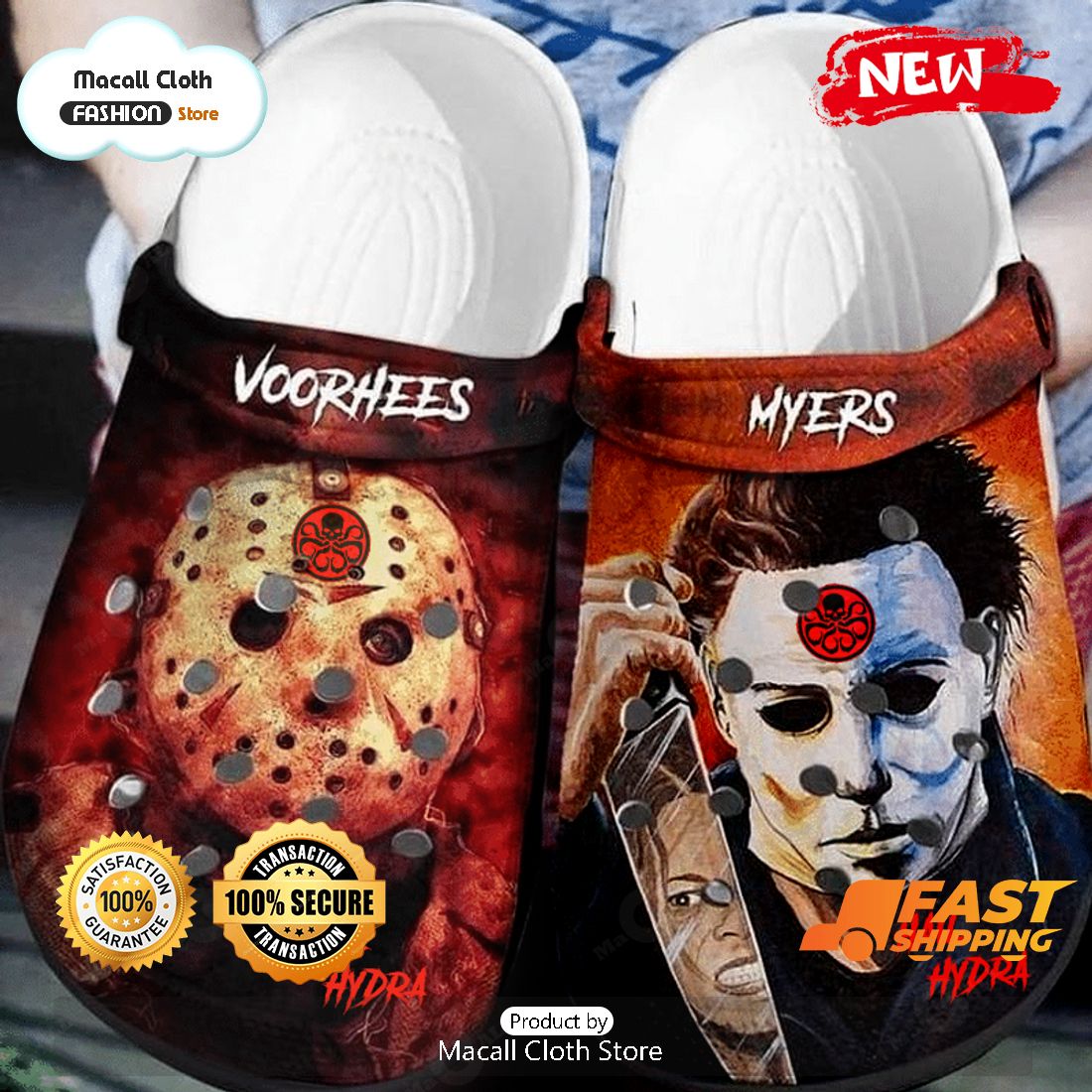 HOT The Avengers - Horror Characters Halloween Crocs HOT The Avengers - Horror Characters Halloween Crocs