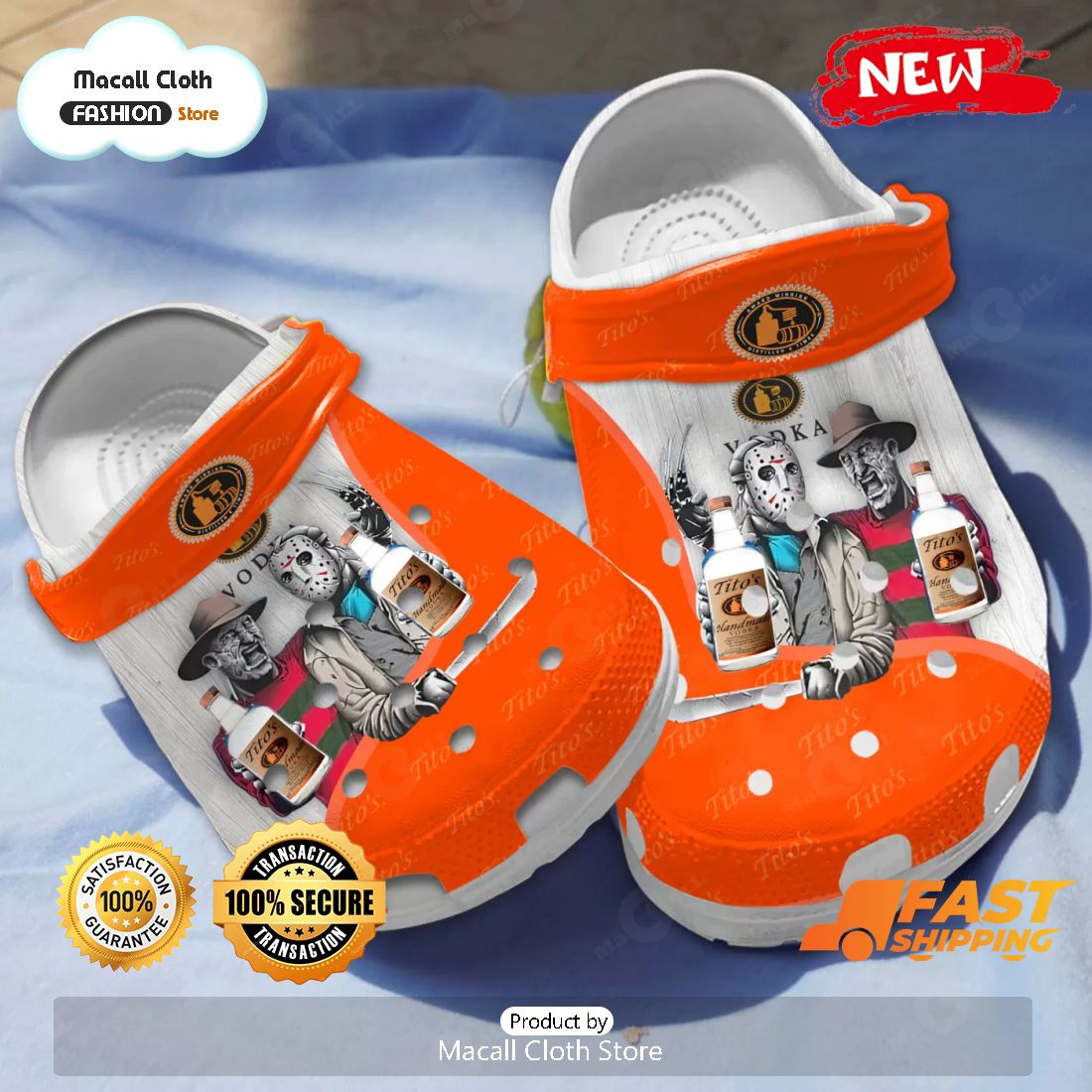NEW Horror Characters – Tito’s Vodka Crocs