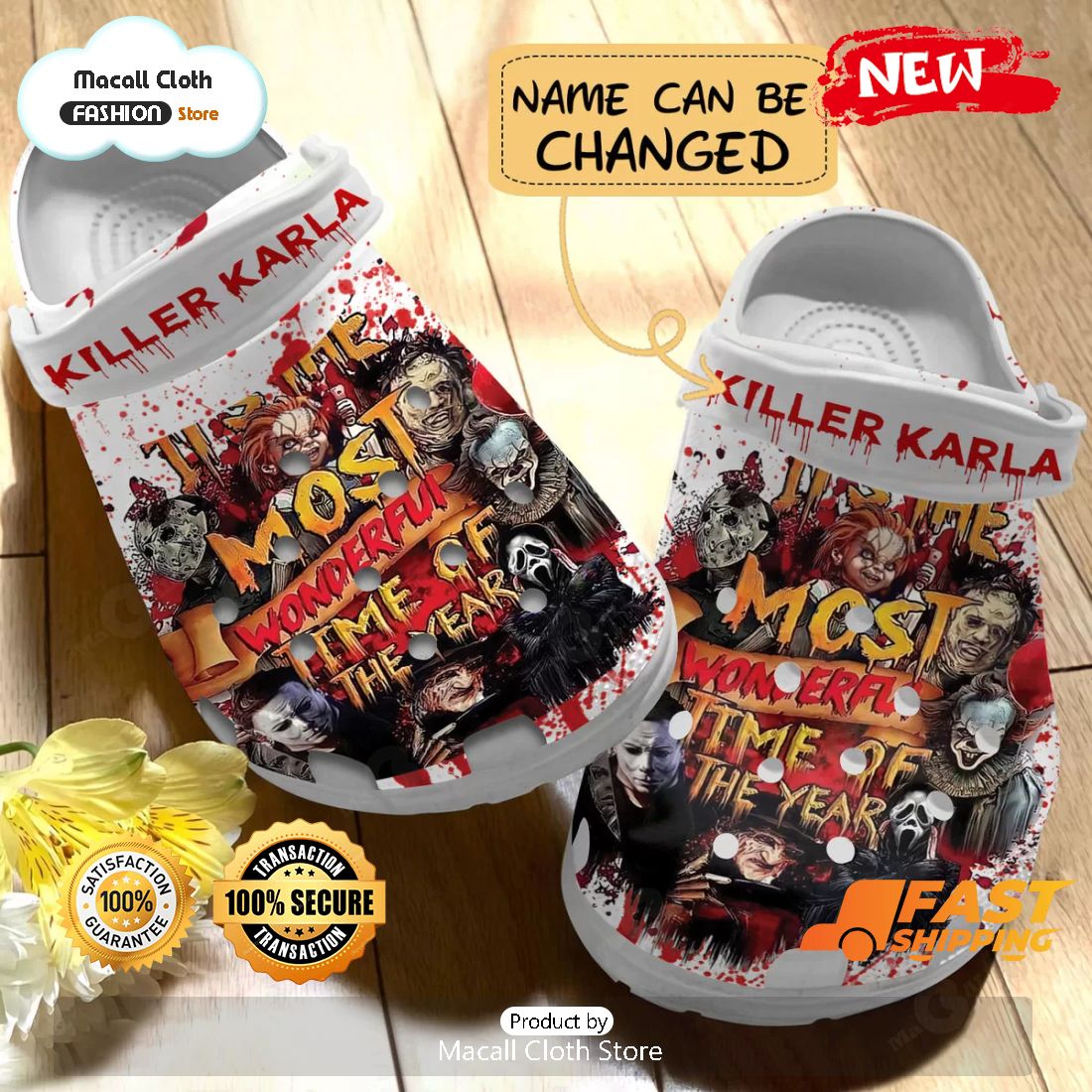 SALE Most Wonderful Time Of The Year Halloween Crocs