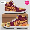 [TRENDING EDITION] Personalized Brisbane Broncos NRL Sports Gift Air Jordan High Top Sneaker
