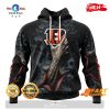 HOT NFL Cleveland Browns Special Horror Skull Art Design Hoodie Sweatshirt 3D