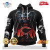HOT NFL Personalized Carolina Panthers Special Skull Art Design Hoodie Sweatshirt 3D