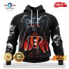 HOT NFL Personalized Cleveland Browns Special Skull Art Design Hoodie Sweatshirt 3D