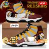 Washington Redskins Team White Luxury Air Jordan 13 Sneakers Shoes