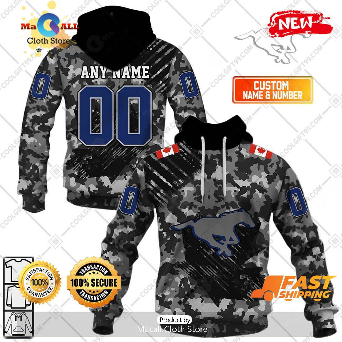 HOT Personalized CFL Calgary Stampeders Special Camo Armed Forces Design Hoodie Sweatshirt 3D HOT Personalized CFL Calgary Stampeders Special Camo Armed Forces Design Hoodie Sweatshirt 3D