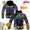 HOT Personalized CFL Ottawa Redblacks Northern Lights Style Hoodie Sweatshirt 3D