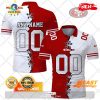 HOT Personalized NFL Pittsburgh Steelers Mix Jersey Style Polo Shirt