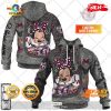 HOT Personalized NRL Manly Warringah Sea Eagles Mickey and Minnie Design Hoodie Sweatshirt 3D