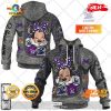 HOT Personalized NRL New Zealand Warriors Mickey and Minnie Design Hoodie Sweatshirt 3D