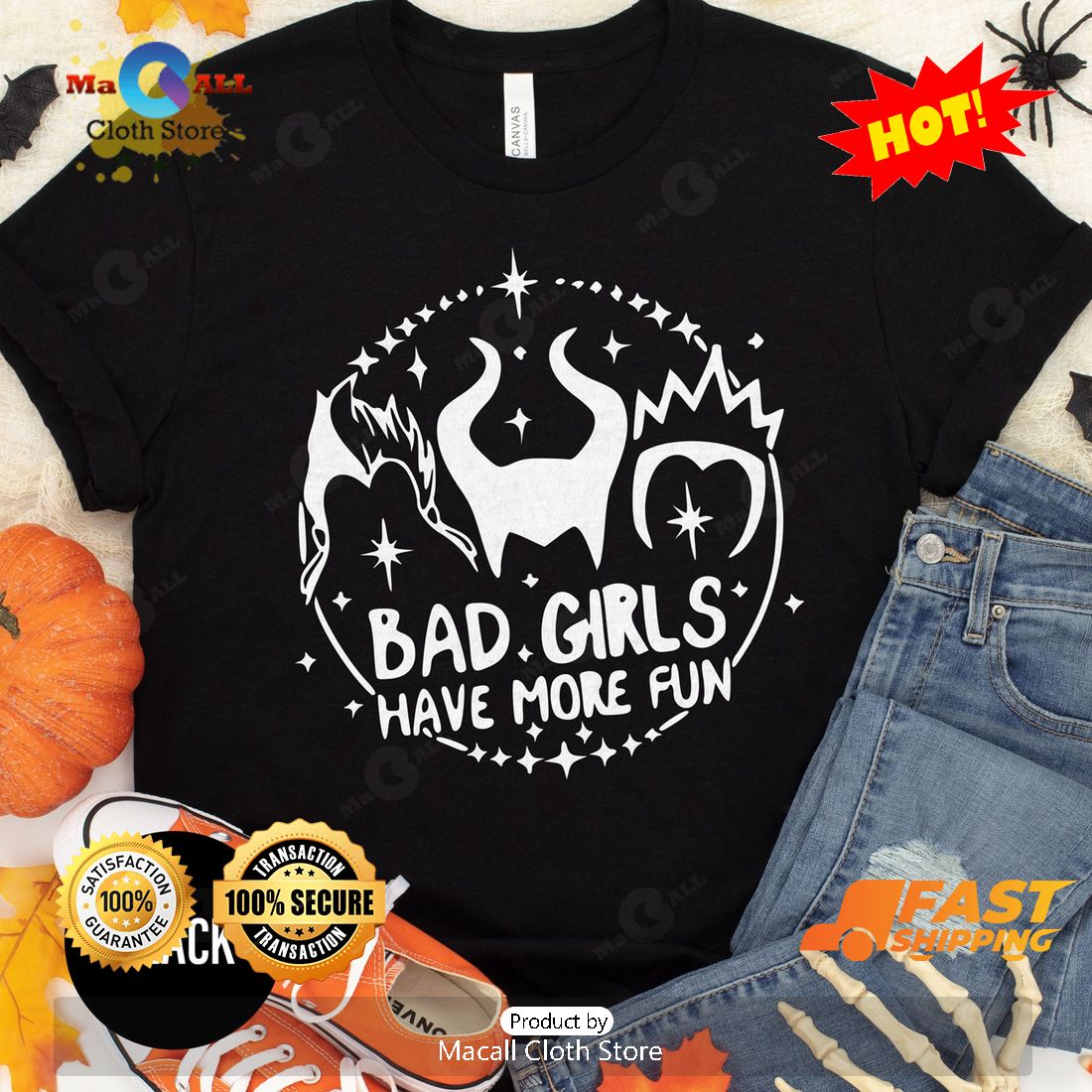 HOT Bad Girls have more fun disney T Halloween Classic T-Shirt HOT Bad Girls have more fun disney T Halloween Classic T-Shirt