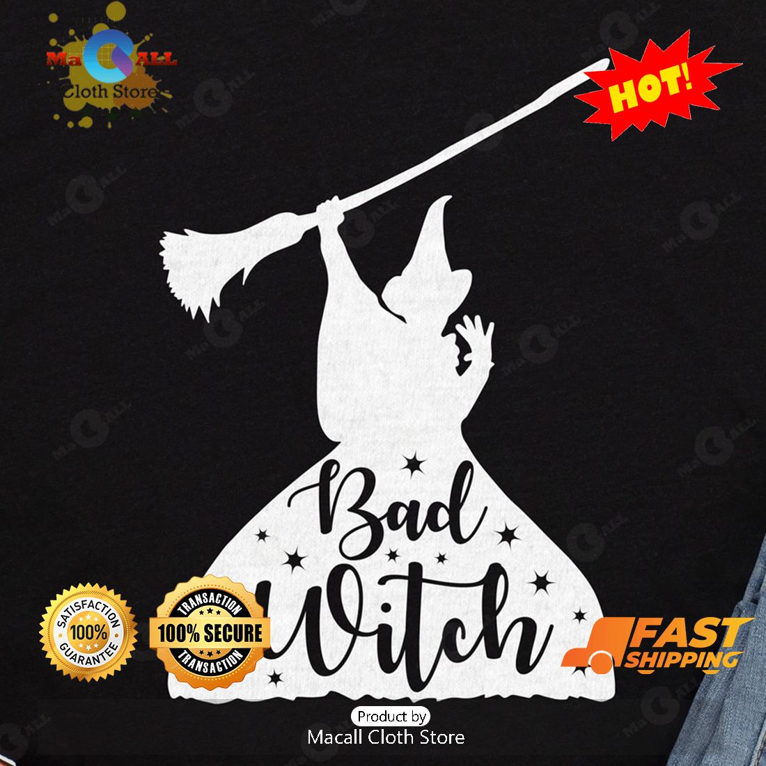 HOT Bad Witch Halloween Classic T-Shirt