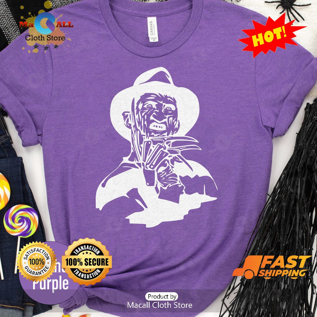 HOT Fredy Scary Halloween Classic T-Shirt HOT Fredy Scary Halloween Classic T-Shirt