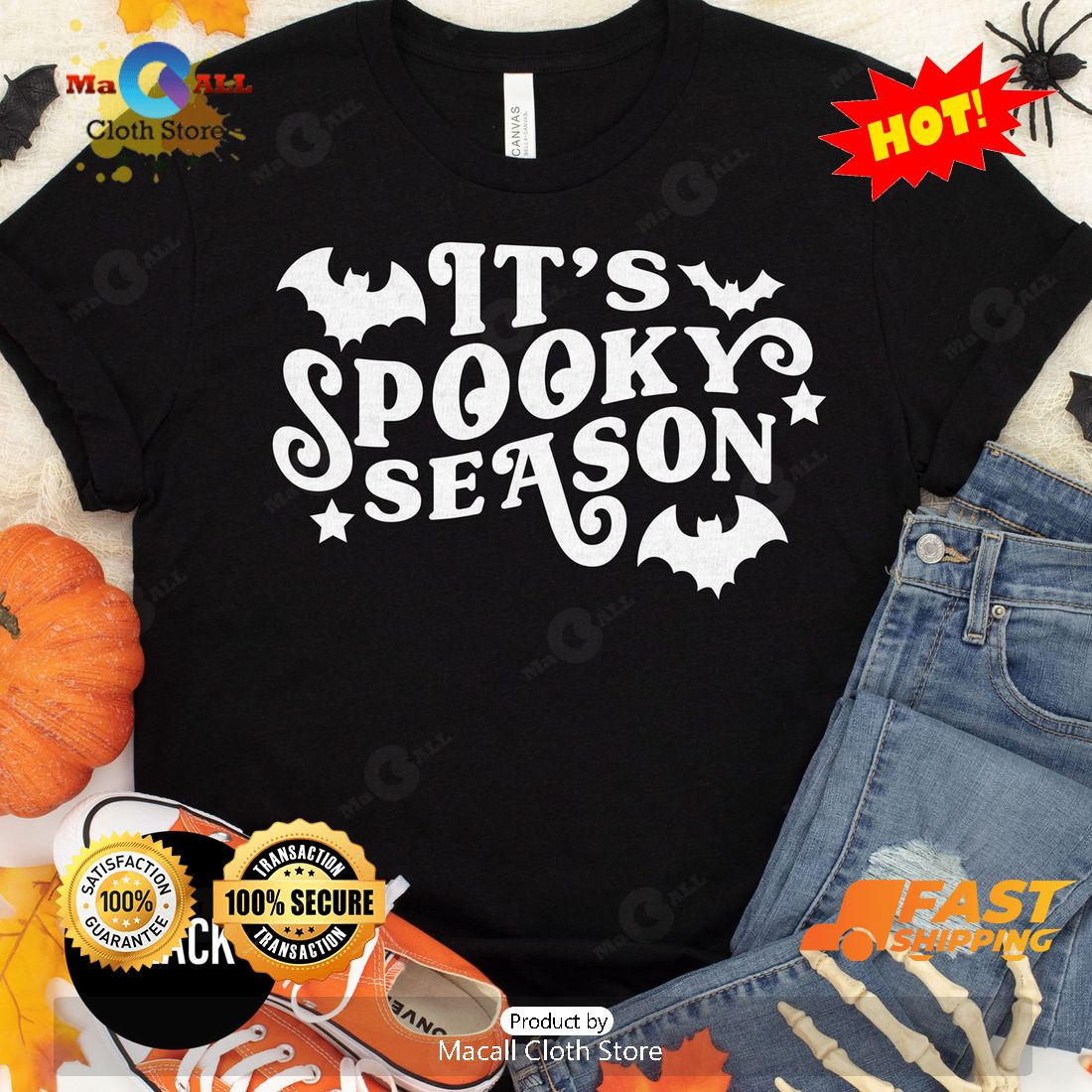 HOT It's Spooky Season Halloween Classic T-Shirt HOT It's Spooky Season Halloween Classic T-Shirt