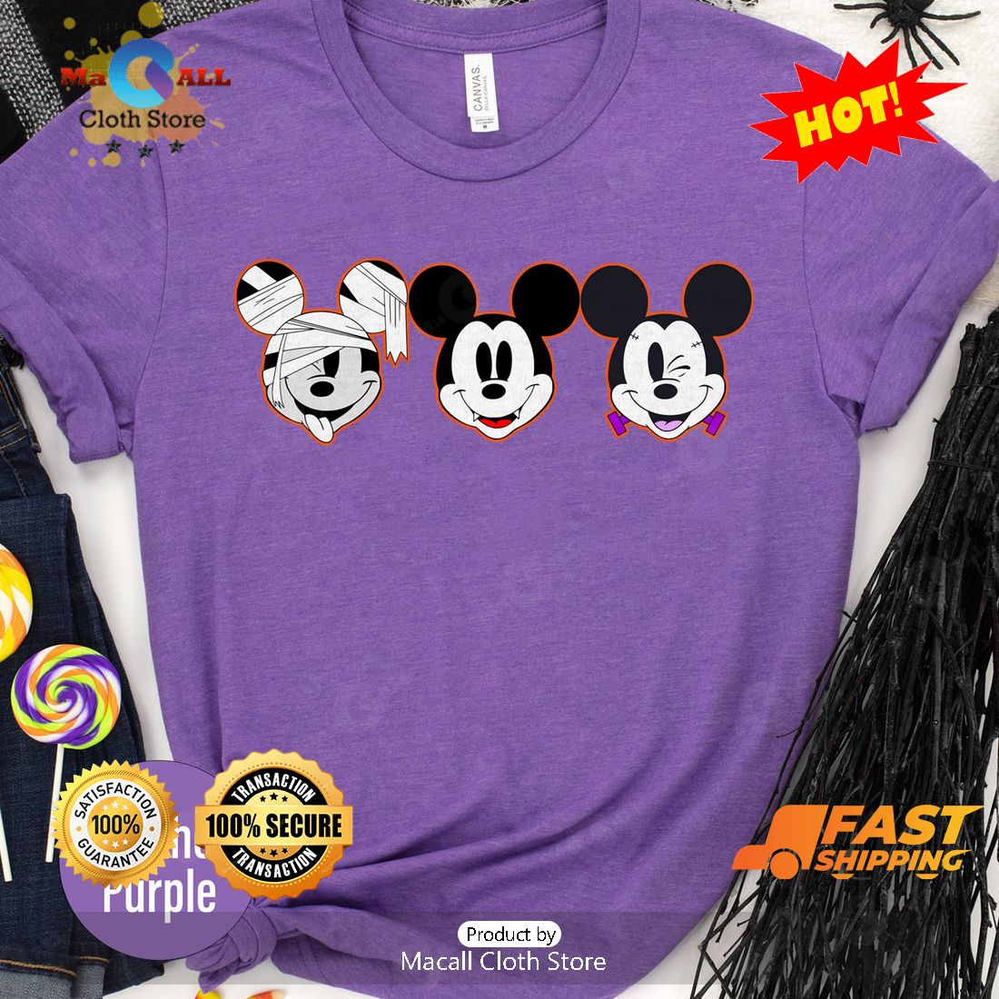 HOT Mickey Halloween Classic T-Shirt HOT Mickey Halloween Classic T-Shirt