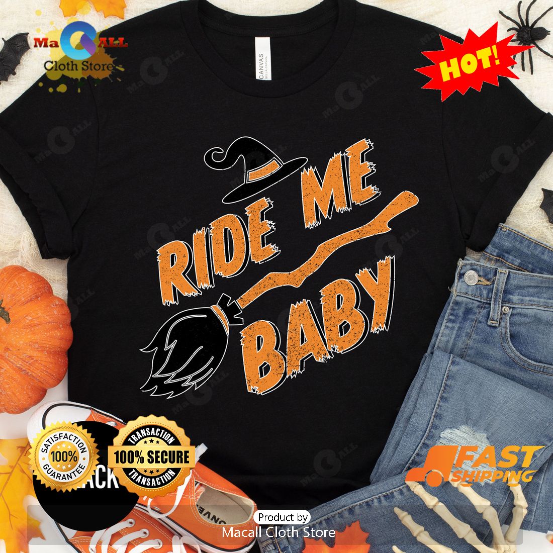 HOT Ride Me Baby Halloween Classic T-Shirt