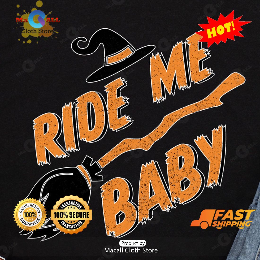 HOT Ride Me Baby Halloween Classic T-Shirt