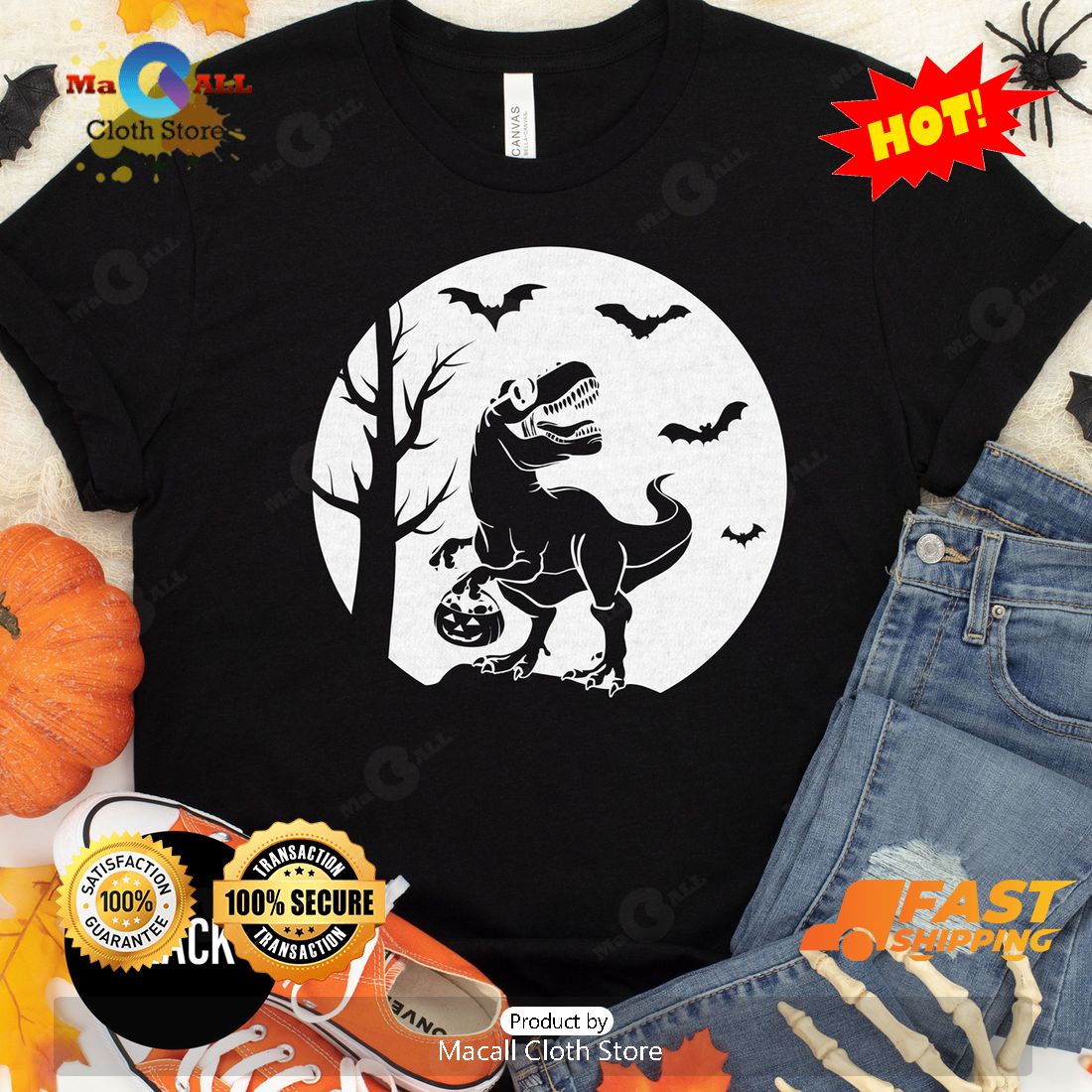 HOT Trex Halloween Classic T-Shirt HOT Trex Halloween Classic T-Shirt