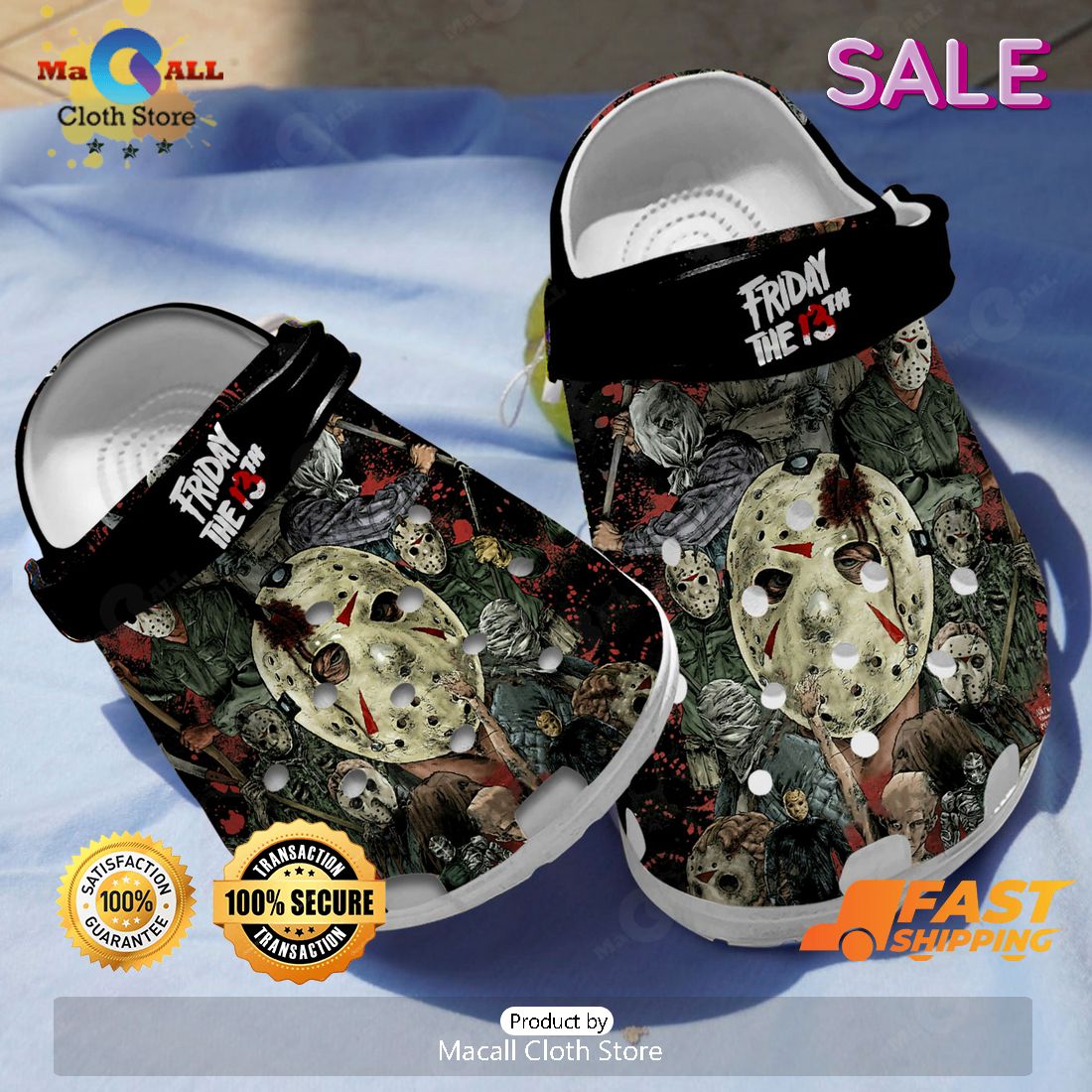 SALE Friday The 13th Jason Voorhees Halloween Crocs