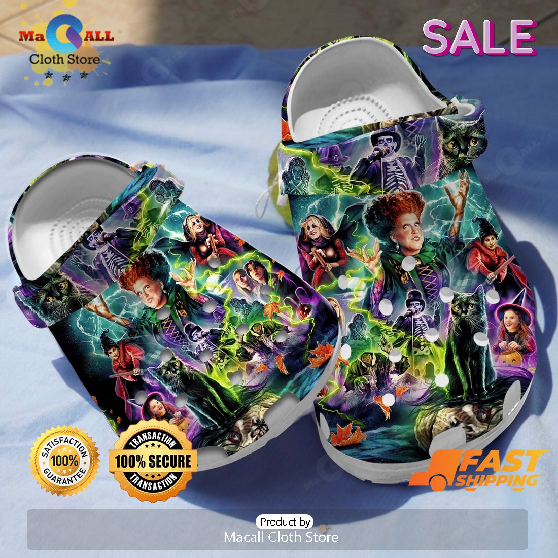 SALE Halloween Disney Hocus Pocus Crocs SALE Halloween Disney Hocus Pocus Crocs