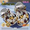 SALE Halloween Horror Face Custom Name Green Crocs