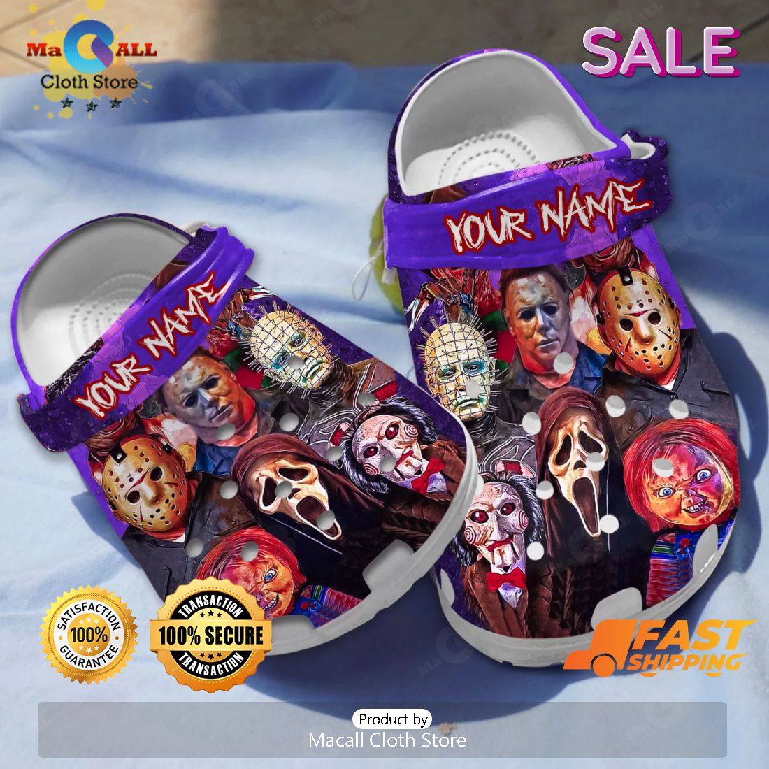 SALE Halloween Horror Villains Crocs SALE Halloween Horror Villains Crocs