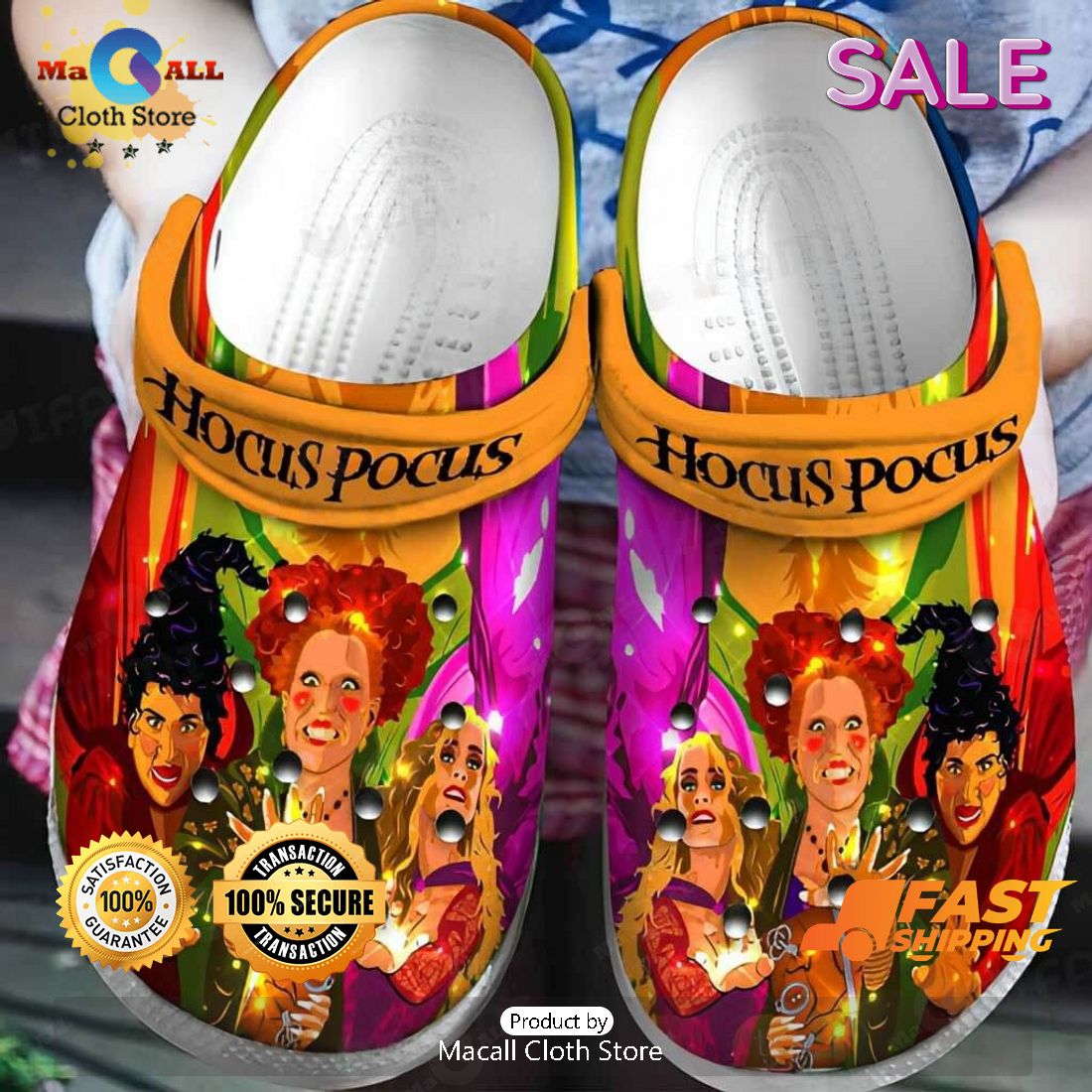 SALE Hocus Pocus Sanderson Sisters Halloween Crocs SALE Hocus Pocus Sanderson Sisters Halloween Crocs