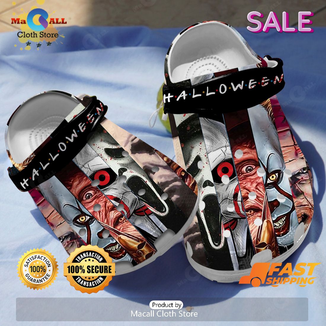 SALE Horror Masks Halloween Crocs Shoes SALE Horror Masks Halloween Crocs Shoes