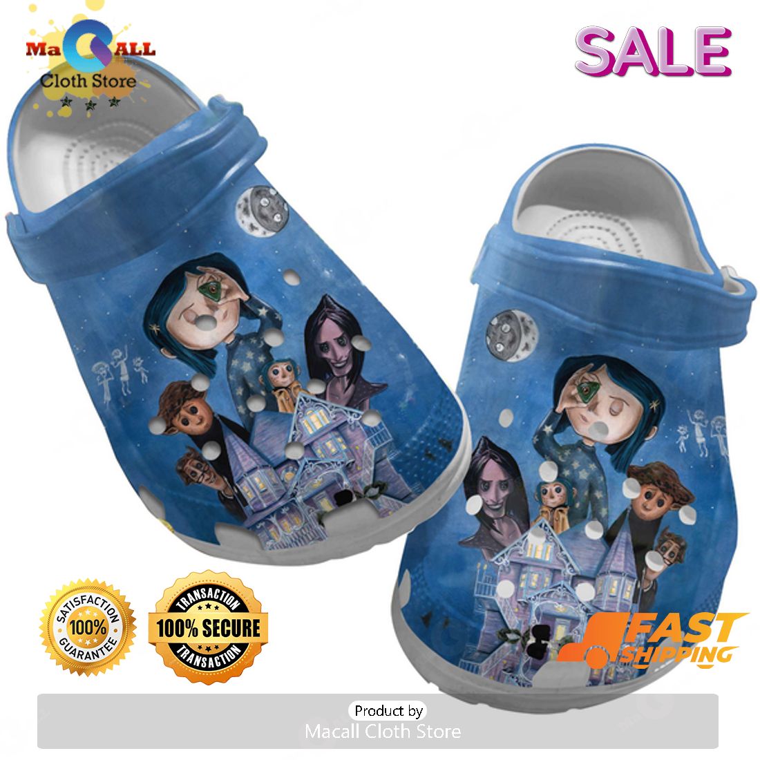 SALE Limited Edition Coraline Halloween Crocs SALE Limited Edition Coraline Halloween Crocs