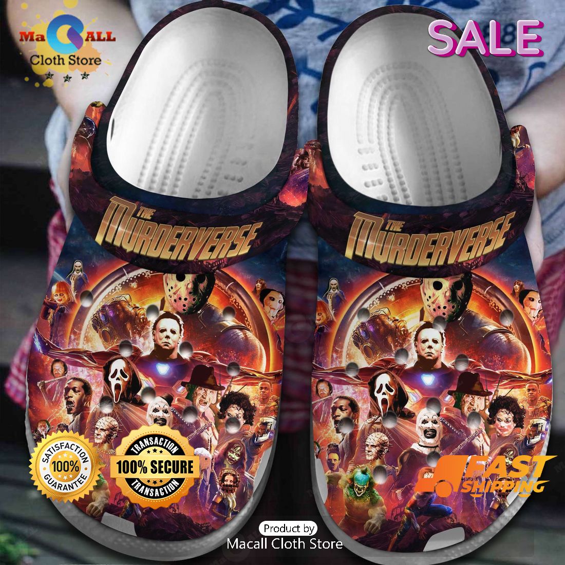 SALE Limited Edition The Murderverse Horror Movie Characters Halloween Crocs SALE Limited Edition The Murderverse Horror Movie Characters Halloween Crocs