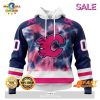 SALE Personalized NHL Carolina Hurricanes Special Pink October Breast Cancer Awareness Month Hoodie Sweatshirt 3D