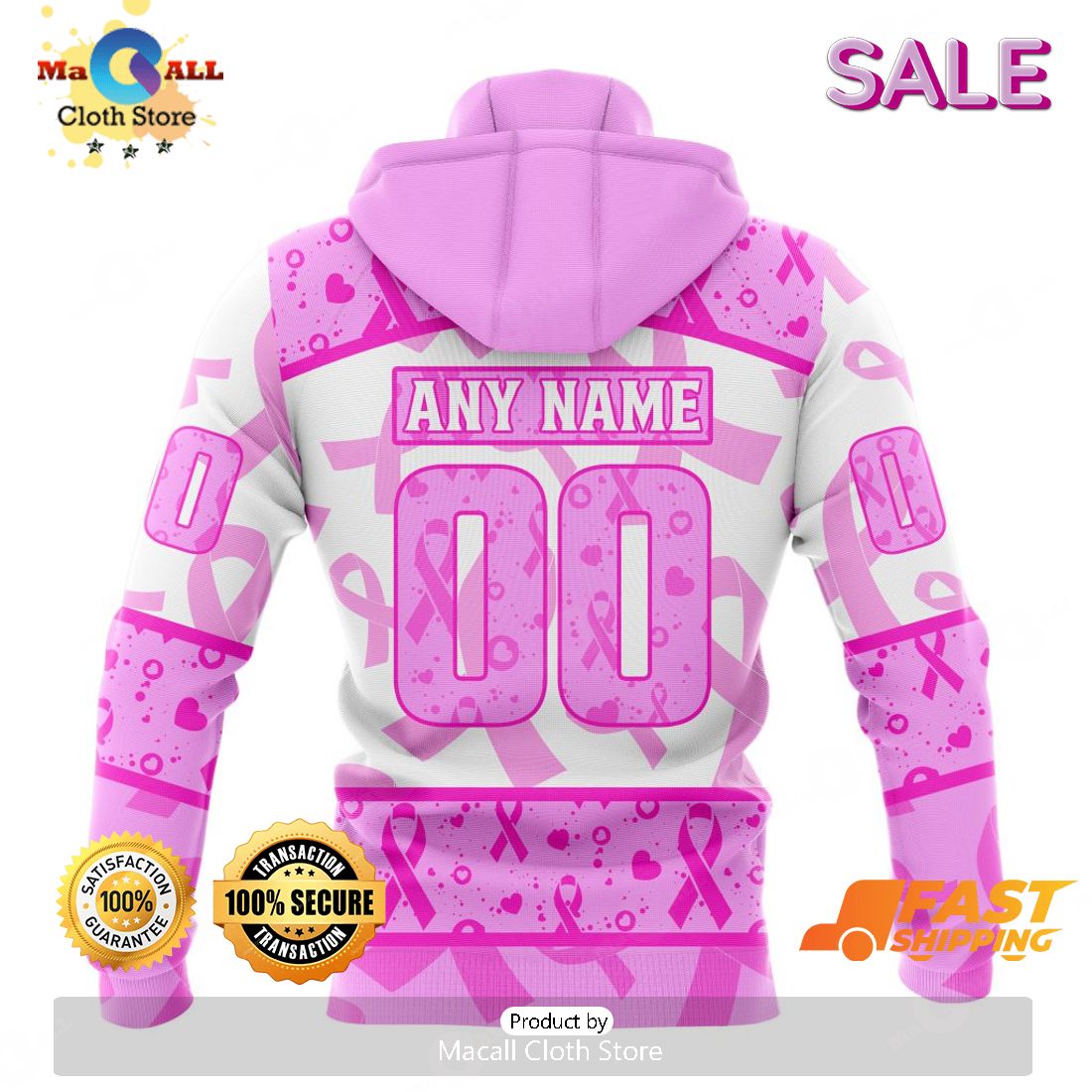 NHL Chicago BlackHawks Personalized Special Design I Pink I Can In October  We Wear Pink Breast Cancer Hoodie T Shirt - Growkoc