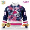 SALE Personalized NHL Colorado Avalanche Special Pink October Breast Cancer Awareness Month Hoodie Sweatshirt 3D