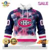 SALE Personalized NHL Montreal Canadiens Special Pink October Breast Cancer Awareness Month Hoodie Sweatshirt 3D