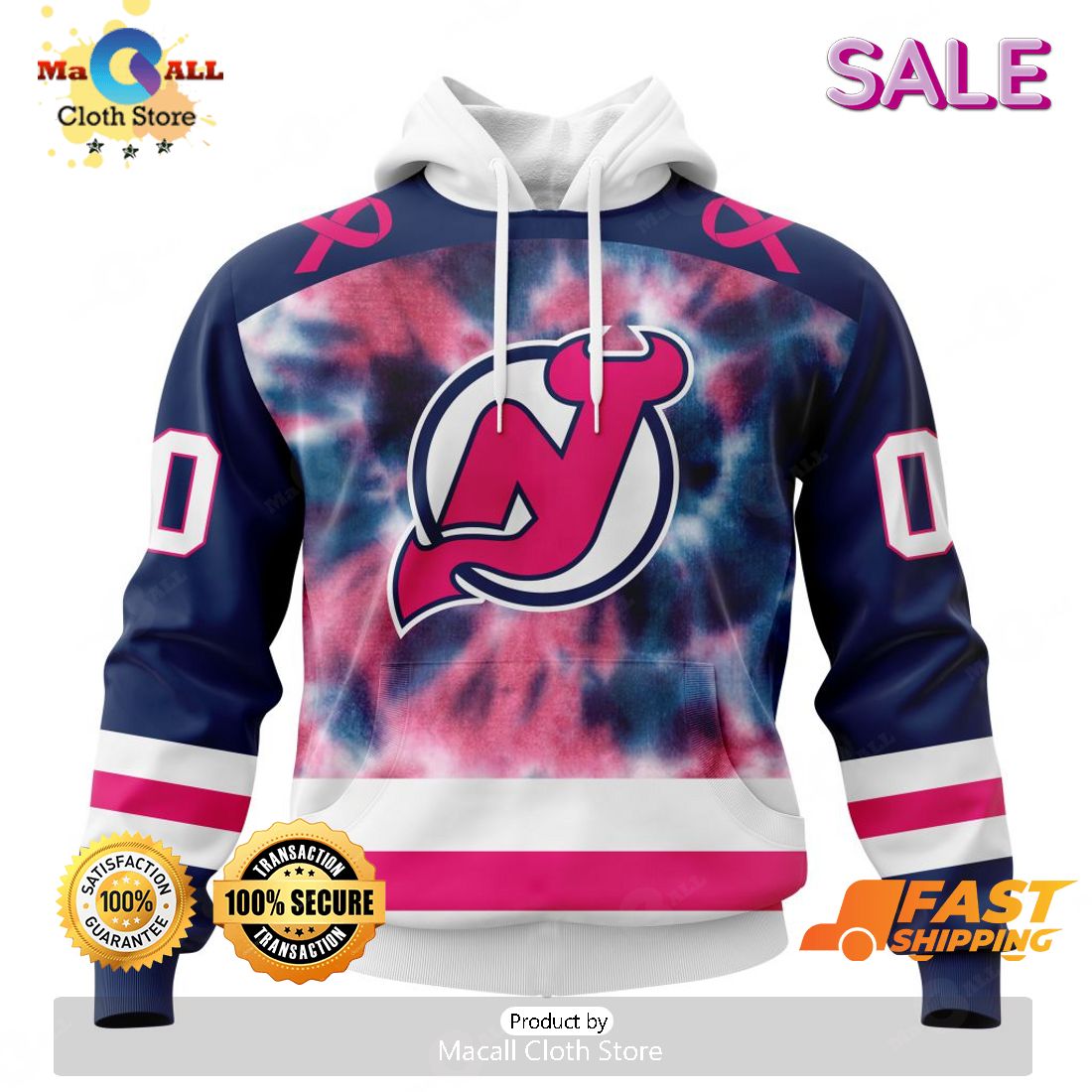 SALE Personalized NHL New Jersey Devils Special Pink October Fight Breast Cancer Hoodie Sweatshirt 3D SALE Personalized NHL New Jersey Devils Special Pink October Fight Breast Cancer Hoodie Sweatshirt 3D