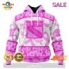 SALE Personalized NHL New York Rangers Special Pink October Fight Breast Cancer Hoodie Sweatshirt 3D