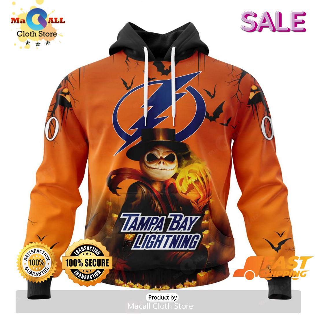 SALE Personalized NHL Tampa Bay Lightning Special Halloween Concepts Hoodie Sweatshirt 3D SALE Personalized NHL Tampa Bay Lightning Special Halloween Concepts Hoodie Sweatshirt 3D