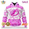 SALE Personalized NHL Tampa Bay Lightning Special Pink October Fight Breast Cancer Hoodie Sweatshirt 3D