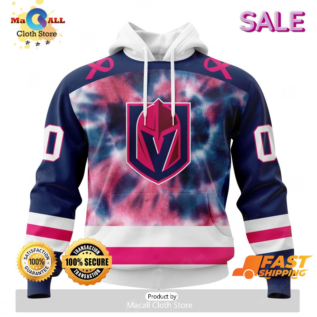 SALE Personalized NHL Vegas Golden Knights Special Pink October Fight Breast Cancer Hoodie Sweatshirt 3D SALE Personalized NHL Vegas Golden Knights Special Pink October Fight Breast Cancer Hoodie Sweatshirt 3D
