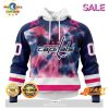 SALE Personalized NHL Washington Capitals Special Pink October Breast Cancer Awareness Month Hoodie Sweatshirt 3D