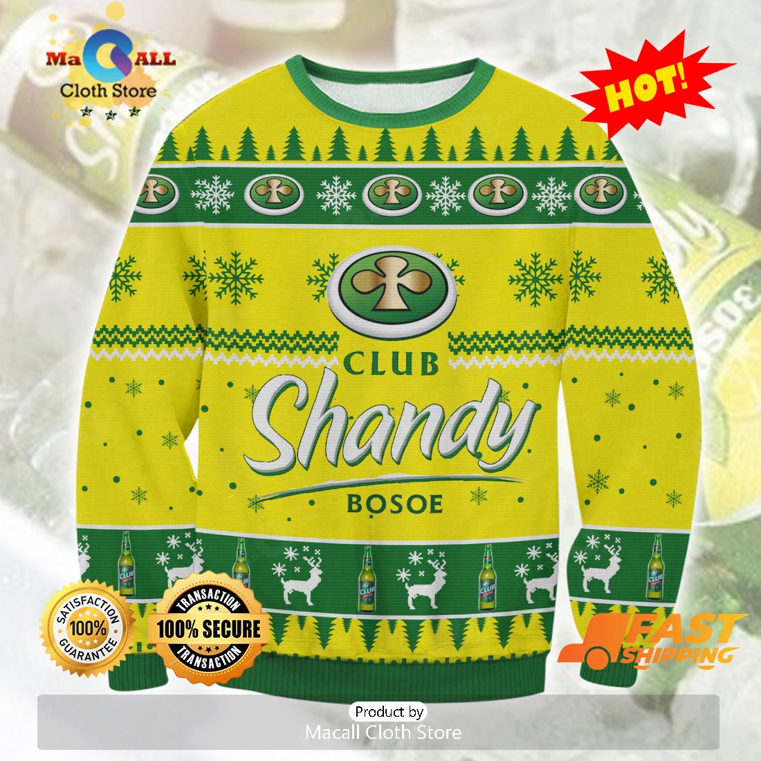 HOT TREND Club Beer Ugly Christmas Sweater, Gifts For Xmas Day HOT TREND Club Beer Ugly Christmas Sweater, Gifts For Xmas Day