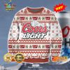 HOT TREND Coors Light Spare Time Ugly Christmas Sweater, Gifts For Xmas Day