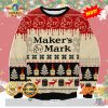 HOT TREND Maker’s Mark Santa Hat Christmas Ugly Christmas Christmas Sweater