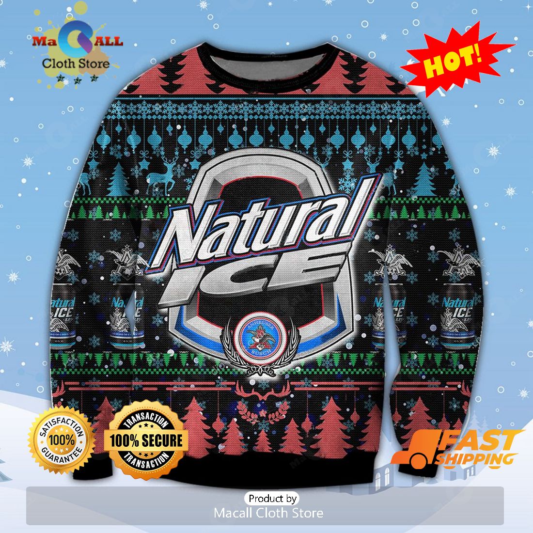 HOT TREND Natural Ice Ugly Christmas Sweater, Gifts For Xmas Day HOT TREND Natural Ice Ugly Christmas Sweater, Gifts For Xmas Day